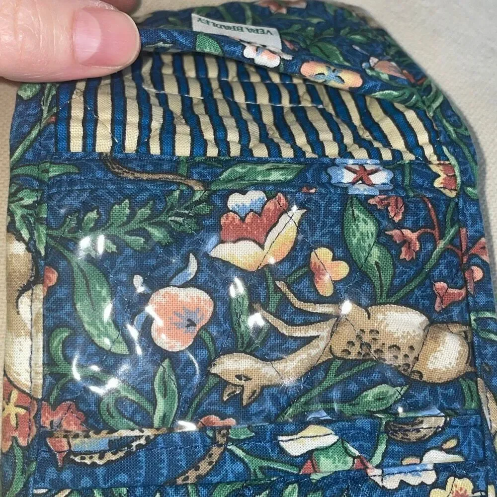 Vera Bradley RARE Animal Kingdom RETIRED Print Bi-Fold Wallet